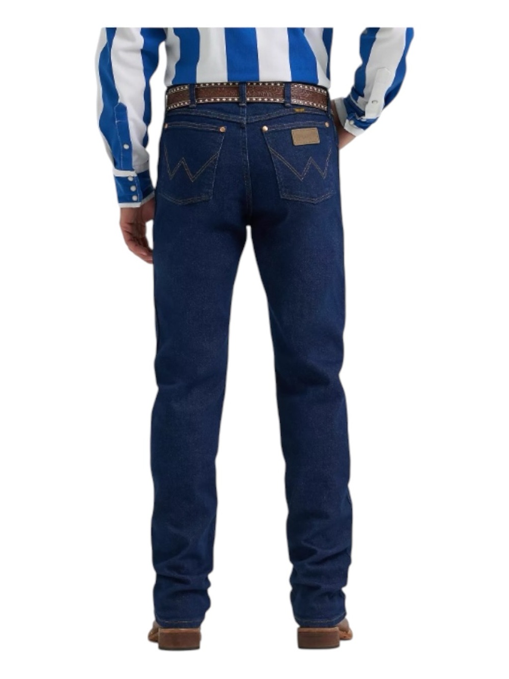 Wrangler Cowboy Cut Regular Fit Jeans, Blue Dark, 34x36